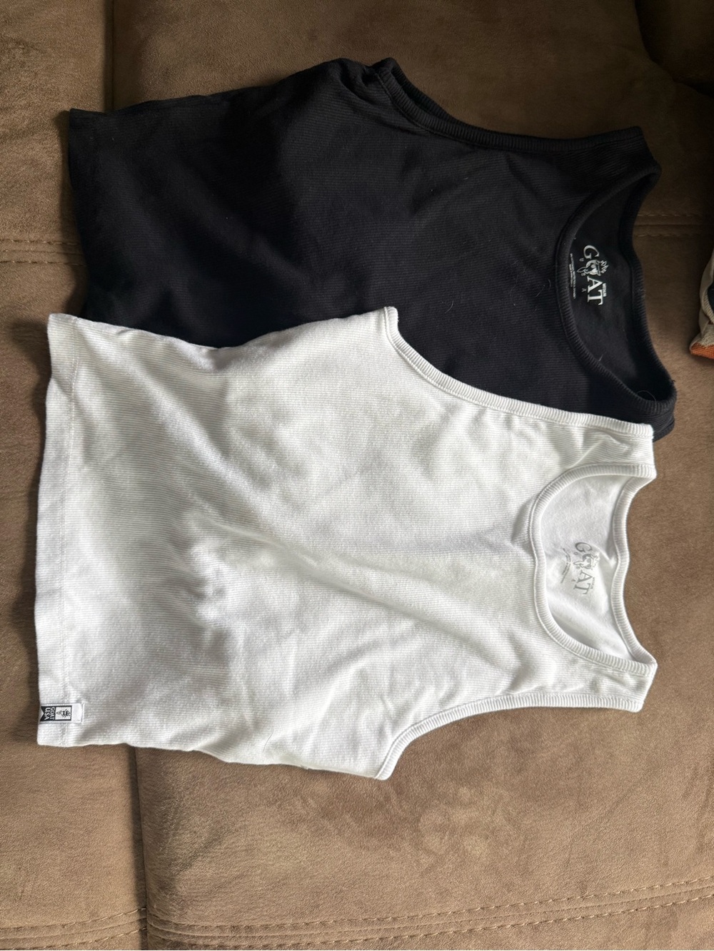 GOAT USA Women’s’ Tank Top 2-Pack — Black & White